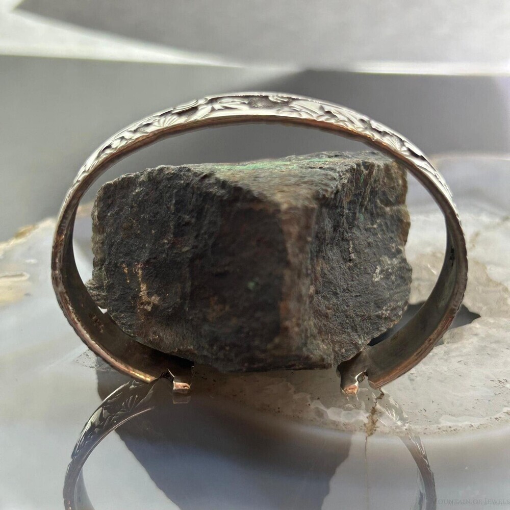 Lloyd Becenti Native American Sterling Horses in The Wild Storyteller Bracelet#1 - Picture 4 of 10